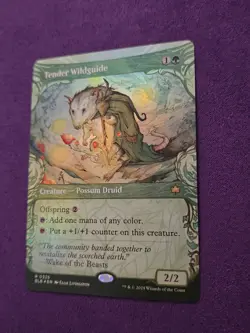 Tender Wildguide (Showcase) #325 (Foil) (NM) Bloomburrow BLB Magic MTG - Image 2