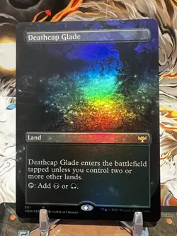 MTG | Deathcap Glade (Borderless Alternate Art) [Crimson Vow] ✨FOIL✨ - Image 1