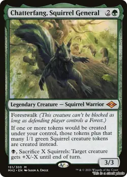 Chatterfang, Squirrel General [MH2 - 151] - NM [] TCG MTG - Image 1