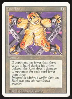 The Rack Uncommon Revised Edition Magic: The Gathering Moderately Played - Image 1