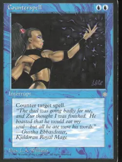 Counterspell 64 Common Ice Age Magic: The Gathering Moderately Played - Image 1