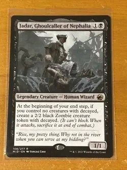 Jadar, Ghoulcaller of Nephalia 108/277 MTG Innistrad Midnight Hunt NM Pack Fresh - Image 1