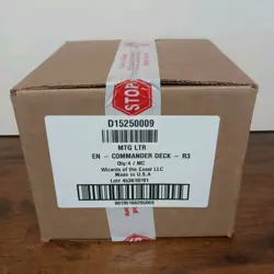 Magic The Gathering Lord of the Rings Commander Deck - Sealed Case - Image 1