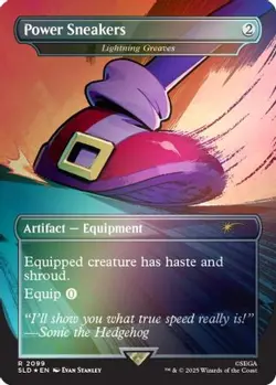 Power Sneakers - Lightning Greaves (Rainbow Foil) [Secret Lair Drop Series] Foil - Image 1