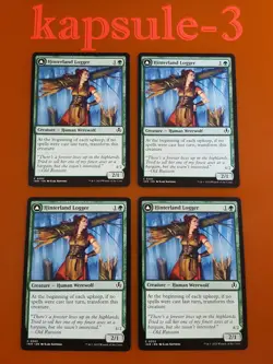 4x Hinterland Logger & Timber Shredder | Innistrad Remastered | MTG Magic Cards - Image 1