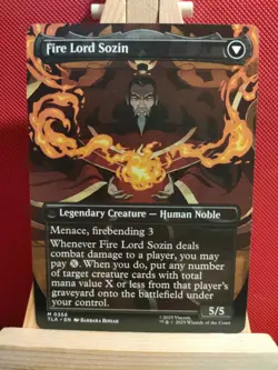 The Rise of Sozin (Borderless) - Avatar: the Last Airbender - NM - MTG - Image 2