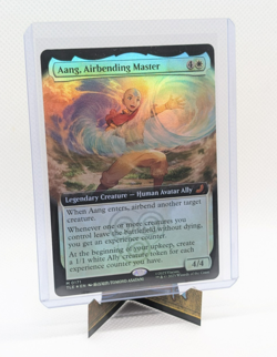 MTG - Aang, Airbending Master - FOIL Extended Art Mythic #171 - Avatar (TLE) NM - Image 1