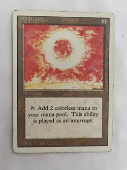MTG Magic the Gathering Sol Ring (274/306) Revised Edition HP - Image 1