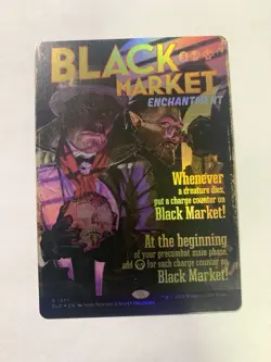 FOIL LIMITED EDITION Secret Lair MtG Black Market Unplayed NM - Image 1