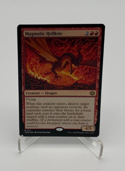 Magic The Gathering TCG MTG Tarkir Dragonstorm Magmatic Hellkite Foil 0111 - Image 1