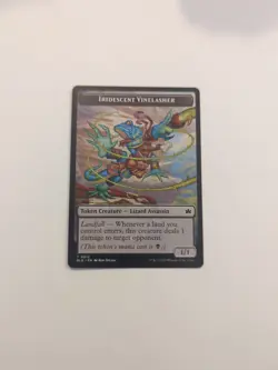 Iridescent Vinelasher Token (0012) Bloomburrow Regular NM MTG - Image 1