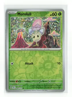 MORELULL 008/191 SURGING SPARKS REVERSE HOLO POKEMON TCG NM-LP - Image 1