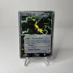 Pokemon TCG Rocket's Zapdos ex 106/109 EX Team Rocket Returns Ultra Rare Holo - Image 1