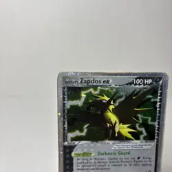 Pokemon TCG Rocket's Zapdos ex 106/109 EX Team Rocket Returns Ultra Rare Holo - Image 2
