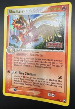 Pokemon TCG Blaziken EX Power Keepers Stamped Reverse Holo 5/108 LP+ - Image 3