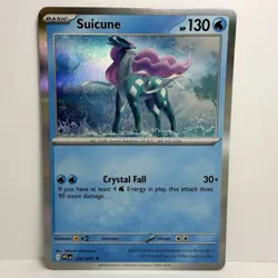 4x Playset Suicune 026/094 Pokemon ME02: Phantasmal Flames Holo Rare 2025 - Image 1