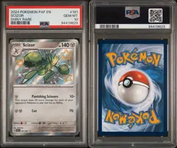 Pokemon TCG Scizor SV: Paldean Fates Shiny Rare Holo 191/091 PSA 10 - Image 3