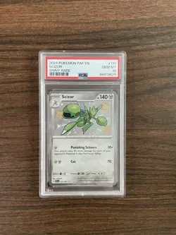 Pokemon TCG Scizor SV: Paldean Fates Shiny Rare Holo 191/091 PSA 10 - Image 4