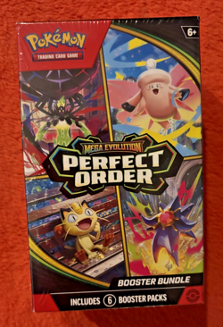 Perfect Order Booster Bundle; Pokemon TCG: Mega Evolution; New, Factory Sealed - Image 1