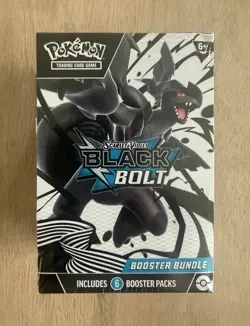 Pokemon Scarlet & Violet Black Bolt Booster Bundle Box Includes 6 Booster Packs - Image 1