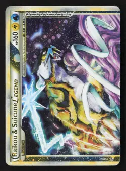 Raikou & Suicune Legend (Top) Ultra Rare Holo UL 92/95 MP Pokemon TCG - Image 1
