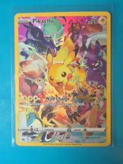 Pokemon Pikachu TGC 160/159 Rare Holo Crown Zenith Near Mint Condition - Image 2