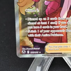 Pokemon TCG Serena (Full Art) Silver Tempest 193/195 Holo Ultra Rare NM - Image 4