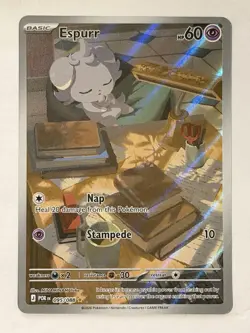 Espurr 095/088 Mega Evolution Perfect Order - Illustration Rare - Pokemon TCG - Image 1