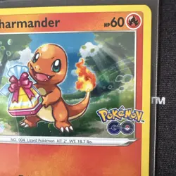 Pokemon TCG Charmander Pokemon GO SWSH232 Promo Regular 60 HP English 2022 - Image 3
