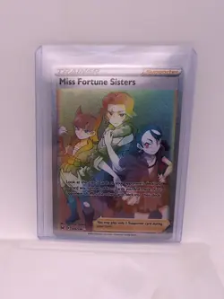 Miss Fortune Sisters 209/196 Rainbow Rare HR - Lost Origin - Pokemon TCG Trainer - Image 1