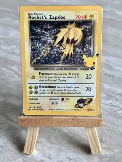 Pokemon TCG Rocket’s Zapdos 15/132 Classic Collection Celebrations Holo - NM - Image 1