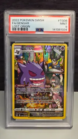 Pokemon2022 Gengar #TG06/TG30 Full Art PSA MINT 9 - Image 1