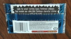 Pokemon Topps Series 2 TV Animation Edition Sealed Pack Blue Foil - Image 2