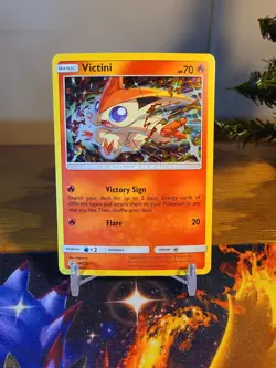 Pokemon Victini SM225 SM Black Star Promo - Image 1