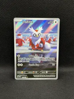 Delibird 152/132 IR Mega Evolution Me01 ILLUSTRATION RARE HOLO Pokemon English - Image 1