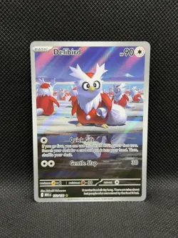 Delibird 152/132 IR Mega Evolution Me01 ILLUSTRATION RARE HOLO Pokemon English - Image 3