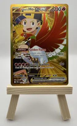 Pokemon Ethan's Ho-Oh ex 239/182 Destined Rivals Full Art Holo Hyper Rare EX NM - Image 1