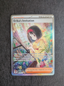 Erika's Invitation 203/165 Scarlet & Violet 151 Holo Full Art Pokemon 2023 NM - Image 1