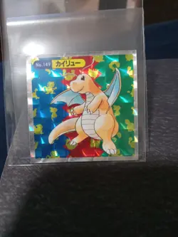 Pokemon Topsun Carddass 1997 Sugimori Dragonite Prism PSA Charizard not PSA CGC - Image 4