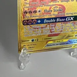 Pokemon Reshiram & Charizard GX SM247 Sun & Moon Promo TAG TEAM Holo 270HP - Image 5