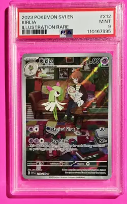 2023 😺 PSA-9 - 212/198 - Kirlia Pokemon Alternate Art Illustration Rare - Image 1