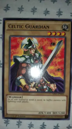 Yu-Gi-Oh! TCG Celtic Guardian MIL1-EN026 1st Edition Rare Near Mint Takahashi - Image 1