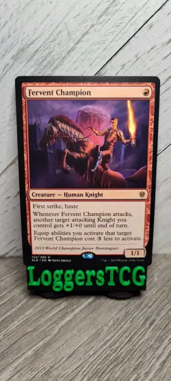 MTG Fervent Champion / ELD 124/269 R NM - Image 1