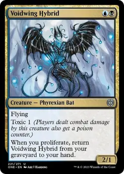 NM Voidwing Hybrid, MTG, Phyrexia: One, Magic the Gathering, 221 - Image 1