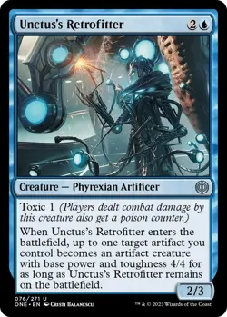 NM Unctus's Retrofitter, MTG, Phyrexia: One, Magic the Gathering, 76 - Image 1