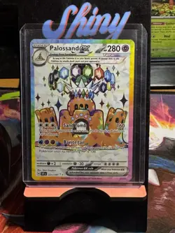 Pokemon TCG Palossand EX Surging Sparks Full Art Shiny 221/191 - Image 1