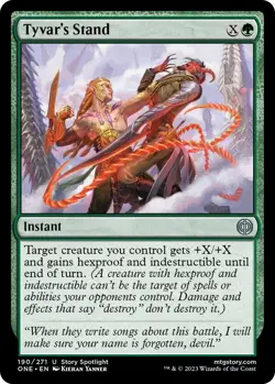NM Tyvar's Stand, MTG, Phyrexia: One, Magic the Gathering, 190 - Image 1