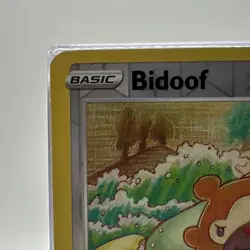 Bidoof 059/078 Peelable Ditto Reverse Holo Pokemon GO Stamp Pokemon TCG Card - Image 2