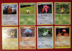 Pokemon TCG Yuka Morii Clay Card Bundle Pichu Phanpy Trapinch Mixed Eras 8 Cards - Image 1