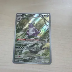 Nidoking Illustration Rare 174/165 Scarlet & Violet 151 Pokemon TCG NM/M - Image 1